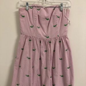 Lilly Pulitzer Seersucker Embroidered Dress